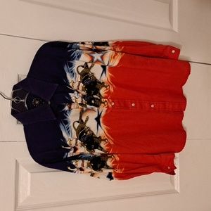 Kids rodeo shirt size medium